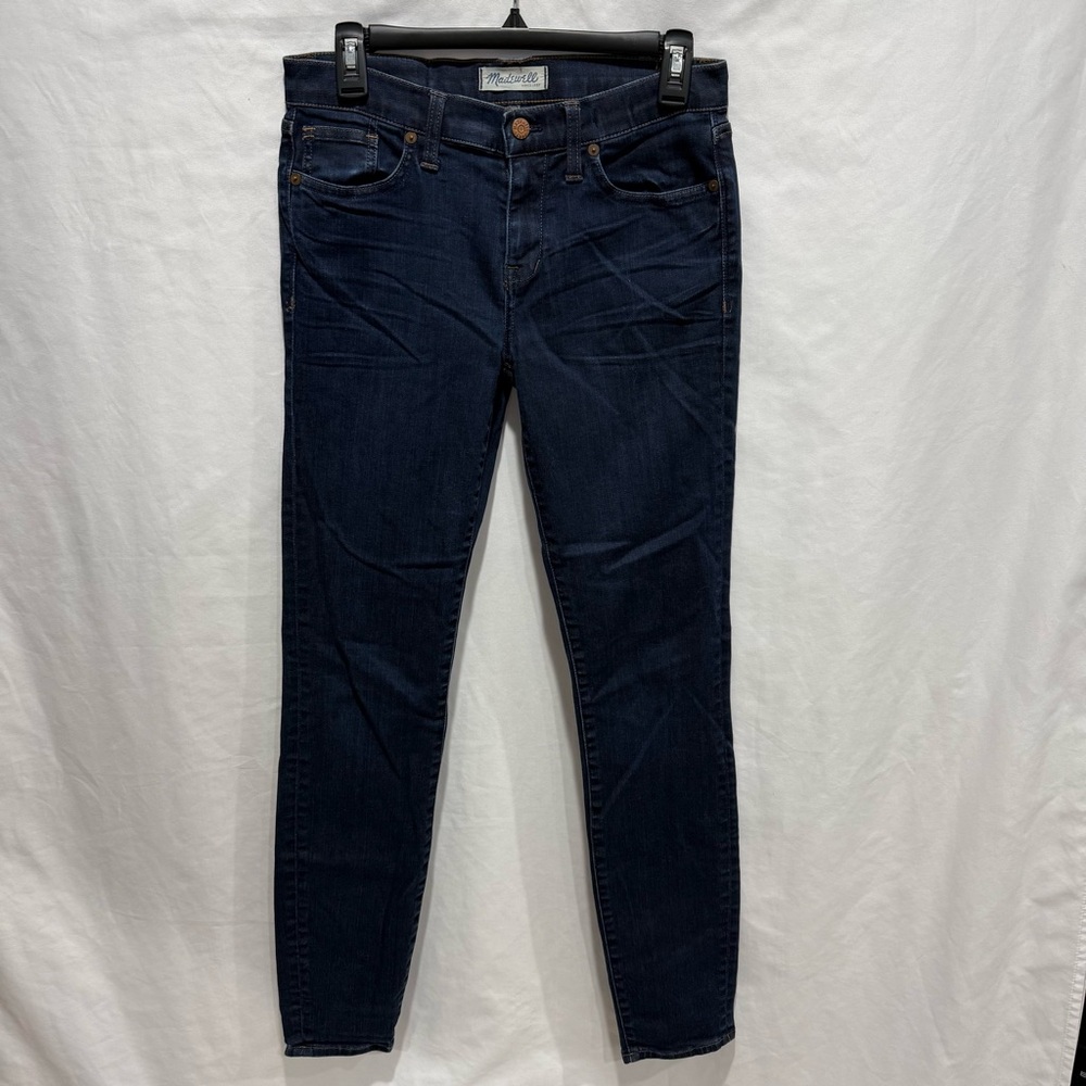 Madewell Skinny Jeans 28 Dark Wash Denim Capsule Minimalist Everyday Casual Chic